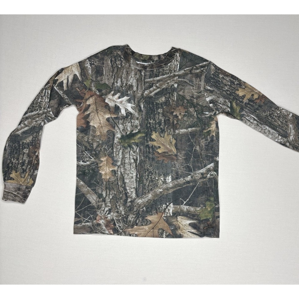 Red Head Kid's Camo Long Sleeve Shirt Size Medium